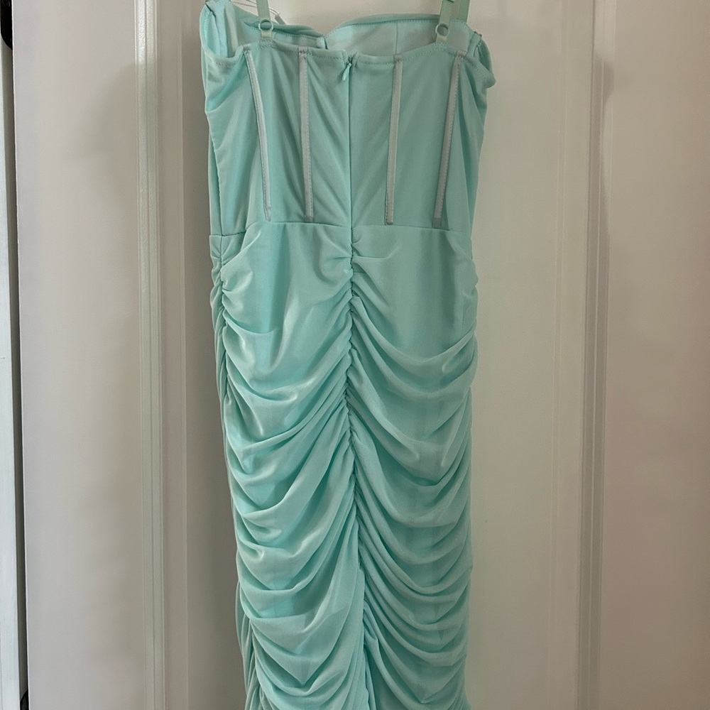 Bodycon Rouched Party Dress - Picture 7 of 9